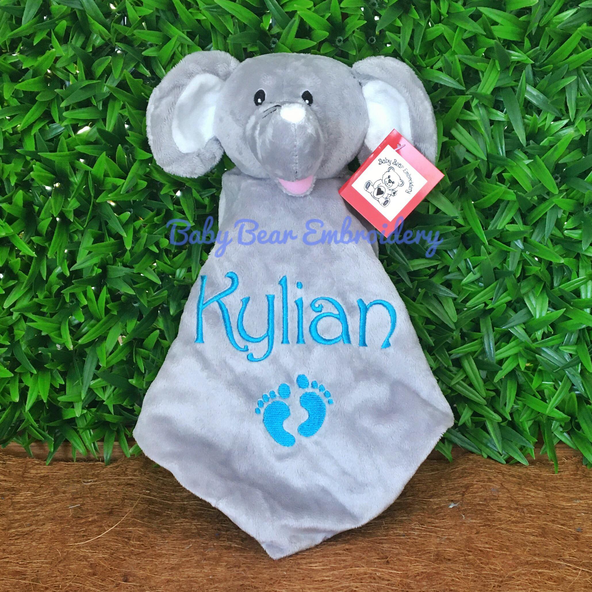 personalised elephant comforter