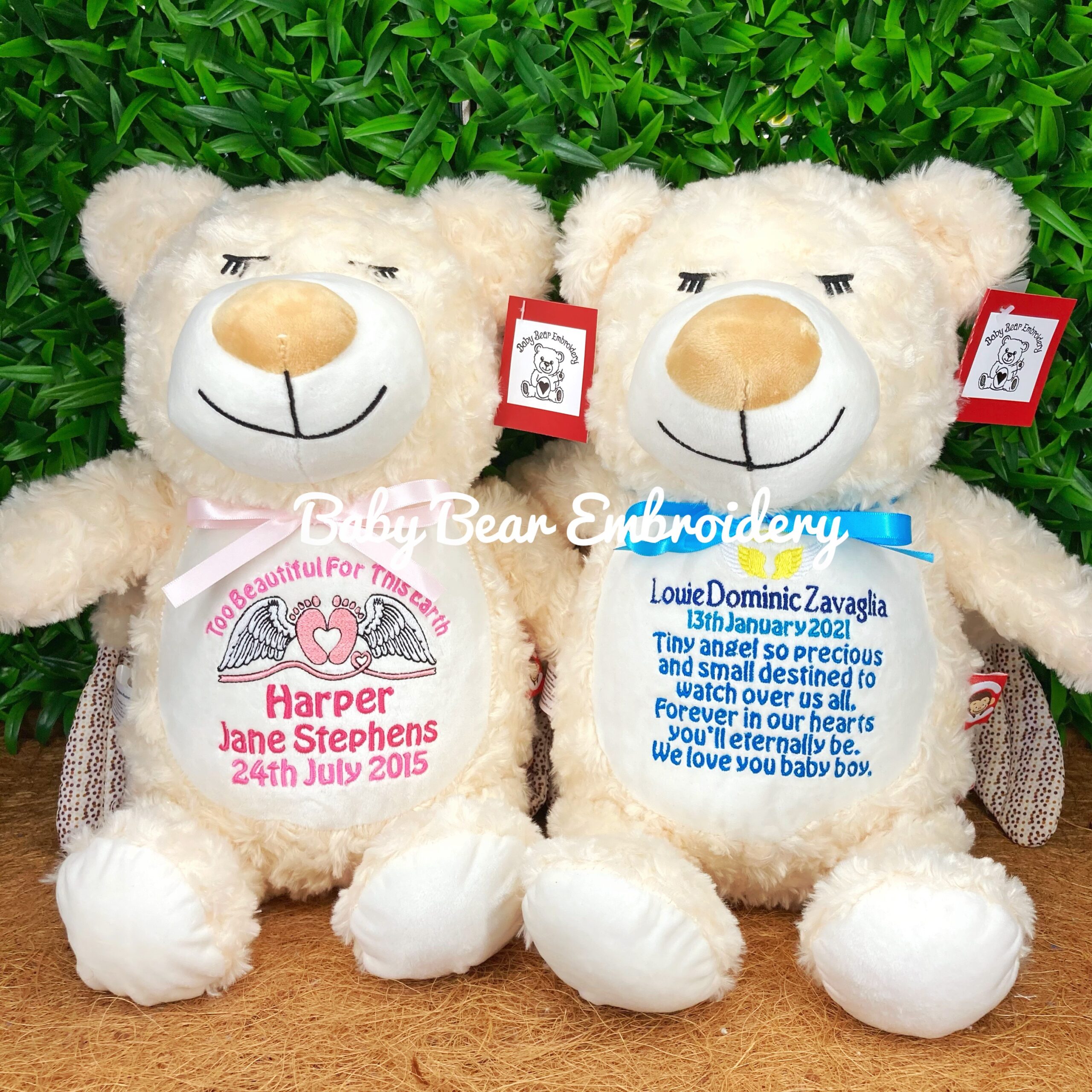 Angel Bear Baby Bear Embroidery Angel Bear Baby Bear Embroidery